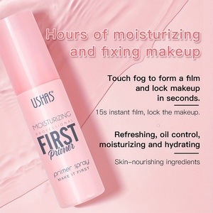 Ushas hot-bán trang điểm <span class=keywords><strong>Primer</strong></span> phun không thấm nước lâu dài hydrat hóa dưỡng ẩm dầu-kiểm soát thiết lập phun nhãn hiệu riêng - Product Image 5