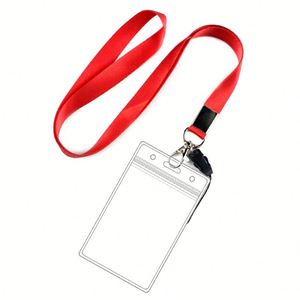 ID Badge Holder with <b>Lanyard</b> Set for Office & Events Durable and Stylish Badge Holder for Conferences Trade Shows Work - Product Image 1
