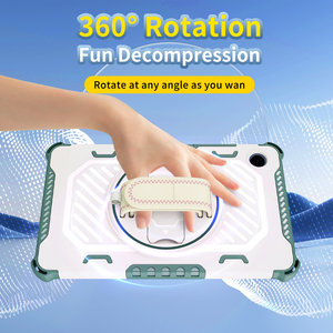 Étui pour <span class=keywords><strong>tablette</strong></span> pour <span class=keywords><strong>Samsung</strong></span> Tab A9 Récupération élastique Léger Portable Bien protégé Mode Couleur <span class=keywords><strong>Tablette</strong></span> Couverture - Product Image 4