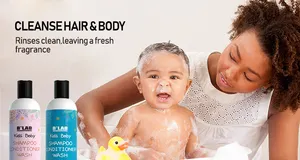 Oem Odm Nieuwe Ontwerp Organische Hydraterende Voedende Verfrissende 3 In 1 Baby Body Wash Shampoo Conditioner Voor Baby Reinigen