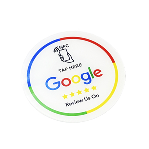 Impresión personalizada NFC Tag Google Thank You Reviews Sticker - Product Image 3