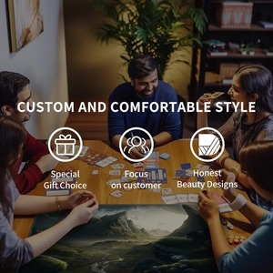 Tapis de souris en forme d'écureuil mignon Kawaii sur le thème de la fantaisie pour MTG TCG Tapis de jeu de jeu Tapis de jeu <span class=keywords><strong>Duel</strong></span> Pads Batailles de cartes pour débutants DIY - Product Image 6