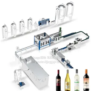Machine de remplissage de bouteilles de vin Machine de conditionnement de bouteilles en verre Remplisseuse et capsuleuse