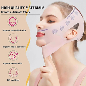 Mascarilla Facial Unisex Plegable para Lifting Facial en V, Banda Reductora para el Pliegue Nasolabial y Estiramiento de la Mandíbula, Envoltura de Cuidado Diario de Belleza - Product Image 6