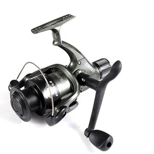 Moulinet spinning CBG40 en alliage d'aluminium avec frein arrière pour la pêche au surfcasting et aux leurres, longue portée, noir - Product Image 4