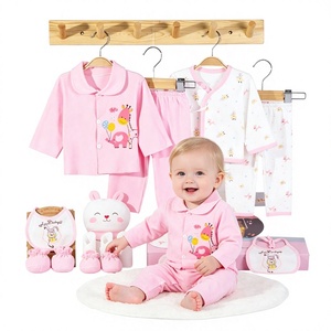 Set de Regalo de 18 Piezas de <span class=keywords><strong>Ropa</strong></span> para Bebé Recién <span class=keywords><strong>Nacido</strong></span>, Conjunto de <span class=keywords><strong>Ropa</strong></span> de Algodón Suave para Bebé, <span class=keywords><strong>Kit</strong></span> de <span class=keywords><strong>Ropa</strong></span> Esencial para Bebé para Baby Shower - Product Image 1
