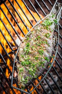 Panier de barbecue en acier inoxydable de haute qualité en forme de poisson, résistant à la chaleur, antiadhésif, pour pique-nique en plein air - Product Image 3