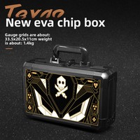 Boîte de rangement pour jetons de poker et cartes de jeu de la marque JIAYI - Texas Chip Storage Box - Fabriquée sur mesure en Chine