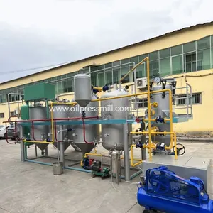 Small Palm Oil Milling Machine Local Palm Kernel Oil Processing Refinery Olive Oil Refining Plant