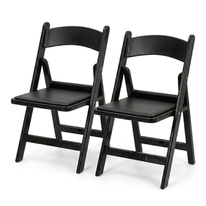 1000lb Weight Outdoor Lightweight Rental Party Foldable <b>Chairs</b> White <b>Plastic</b> Wedding Resin Folding <b>Chair</b> for Event - Product Image 1