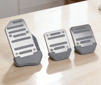 Couvre-pédale de frein universel antidérapant sur mesure en aluminium ABS, accessoires intérieurs de voiture