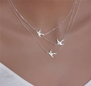 Collar personalizado de eslabones cubanos, COLLAR COLGANTE en blanco por sublimación, cadena personalizada, collares largos de moda para mujer - Product Image 1