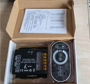 Controlador táctil de música sincrónico con puerto de red único, luz LED con tira de luz, regulador de atenuación, DC12-24V - Product Image 3