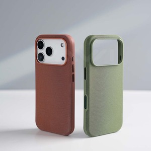 Funda de Teléfono Techwoven L163 al por Mayor para iPhone 15 16 17 Pro Max, Cubierta Magnética Antigolpes, Funda de Tela Técnica - Product Image 1