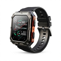 Reloj Inteligente con Pantalla Cuadrada IPS de 1.83 Pulgadas, IP68, Resistente al Agua, Llamadas por Bluetooth, Reconocimiento de Voz, Frecuencia Cardíaca, SpO2, Sueño, Fitness, Personalizable OEM/ODM