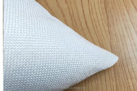 Housse de coussin en lin adoucissant DIY 40cm 16''inch Transfert de chaleur Blanc Taies d'oreiller Sublimation Blanc