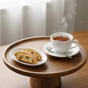 Assiette à gâteau en bois artisanale écologique la plus vendue, finition élégante, durable, passe au lave-vaisselle, pour mariage, anniversaire, décoration de la maison - Product Image 4