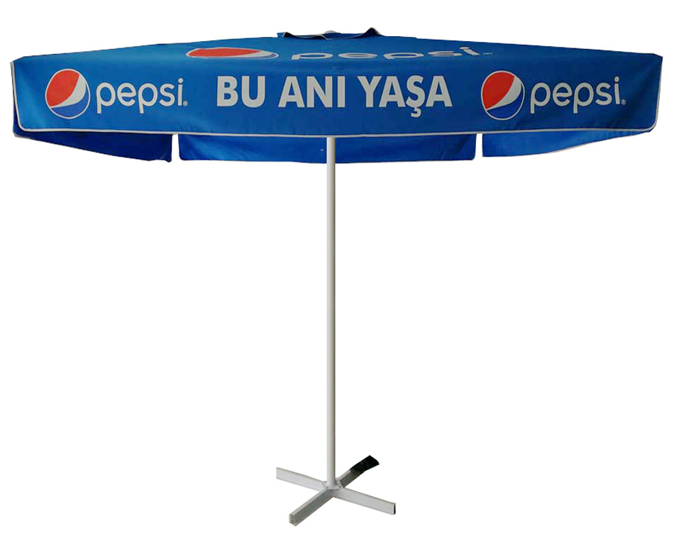 barbie patio umbrella pepsi 3x3m Big Size Outdoor Garden Umbrella with Pepsi Logo