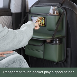 Aufbewahrung regal für Kindersitze mit Leder klapptisch und Aufbewahrung tasche Business/Luxury Style 1-3 Fächer - Product Image 3