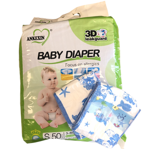 Pañales Desechables de Tela No Tejida 3D, Anti-Fugas, Suaves, Transpirables, Absorbentes, con Diseño Impreso, de Alta Calidad para Bebés - Product Image 4