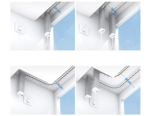 Cortina Inteligente Motorizada Moderna con Protección UV, Elegante Cortina Translúcida Inteligente con Control Remoto para Ventanas de Sala de Estar, Fácil de Instalar - Product Image 3