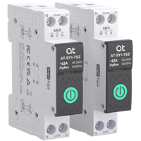 Interrupteur intelligent WiFi 63A 1P avec boîtier en plastique PA66, mesure de la puissance, relais temporisé et télécommande sans fil