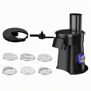 Stainless Automatic Shredder Slicer Set Multi Functional Stainless Steel Rotary <b>Electric</b> Metal Pizza Cheese Grater Machine - Product Image 3