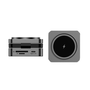 Nouvelle station d'accueil HUB <span class=keywords><strong>USB</strong></span>-<span class=keywords><strong>C</strong></span> 10 en 1 avec lecteur de carte HD4K <span class=keywords><strong>USB</strong></span> 3.0 <span class=keywords><strong>SD</strong></span> TF Gigabit Ethernet 15W chargeur sans fil magnétique - Product Image 3