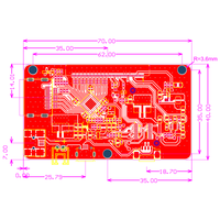 LCD MIPI 5.5 Inci 1440X2560 2K dengan Papan Pengontrol untuk Printer 3D, VR, Proyektor, Layar Kedua, Dll.