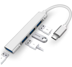 Adattatore Splitter Multiporta 4 in 1 Nuovo Design Hub USB con USB <span class=keywords><strong>3</strong></span>.0 Tipo-C PD 4-in-1 C a Femmina Uscita DC - Product Image 6