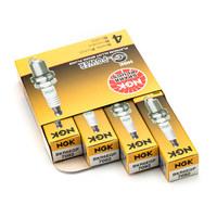 شمعات إشعال أصلية من NGK طراز 7092 BKR6EGP لسيارات أودي 3.0 كواترو/3 2000-2004، وفورد الأمريكية 2.0 16V 1992-1998