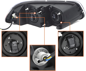 Par de Faros Delanteros Halógenos para Mack CX CXN CXU GU4/<span class=keywords><strong>GU5</strong></span>/GU7/GU8 1998-2018, Resistentes al Agua, con <span class=keywords><strong>1</strong></span> Año de Garantía, Directo de Fábrica - Product Image 3