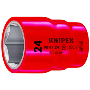 Llave de tubo Knipex de 24 mm, aislada para 1000 V, fabricada en Alemania - Product Image 2