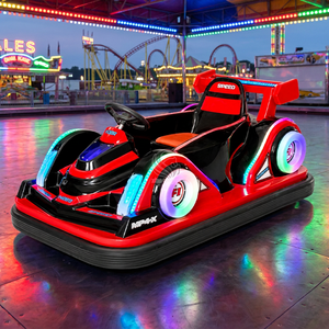 Voitures tamponneuses de parc d'attractions à vendre, électriques 48V, pour parents et enfants, avec contrôle de vitesse progressif - Product Image 4