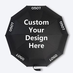 Nouveau Parapluie de Poche Luxe Manuel Ultra-Léger Anti-UV à Cinq Plis avec Crochet Doré, Revêtement Noir, Idéal Cadeau d'Affaires - Product Image 4