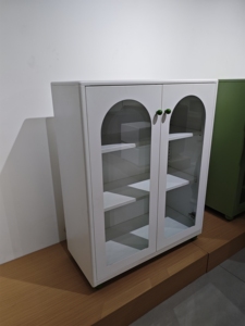 Armoires peu encombrantes avec design d'angle arrondi pour espaces étroits à côté du réfrigérateur - Product Image 3