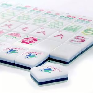 HIMORE Tuiles de <span class=keywords><strong>Mahjong</strong></span> en Acrylique de Luxe Écologiques et Portables, Conception Pliable pour 4 Joueurs, Idéales pour les Clubs de <span class=keywords><strong>Mahjong</strong></span> et les Centres de Bien-être - Product Image 5