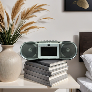 Reproductor <span class=keywords><strong>de</strong></span> Películas Portátil Mp5 Mp4 con Pantalla Led, <span class=keywords><strong>Radio</strong></span> Inalámbrica BT, Boombox con Reproductor <span class=keywords><strong>de</strong></span> Tarjeta Usb Tf - Product Image 3