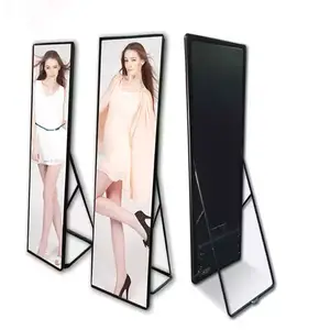 w-fi-steuerung im freien straße innen wandmontage led-licht menu brett regal doppelseitige poster-rahmen-display