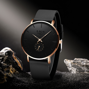 LIGE LG10006 Brand Fashion <strong>Men's</strong> <strong>Watches</strong> Factory Luxury <strong>Waterproof</strong> Simple Ultra-Thin <strong>Watches</strong> Sport Clock Wrist Quartz <strong>Watch</strong> <strong>Men</strong> - Product Image 4