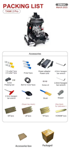 Máy cắt chìa khóa CNC 2M2 TANK 2 Pro TANK II Pro, thêm chức năng làm chìa khóa nhà, chìa khóa Mul-T-lock, chìa khóa lõm, chìa khóa đa điểm, kèm pin - Product Image 6