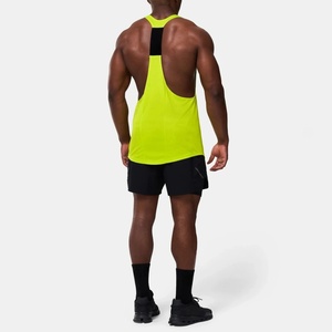 High Quality Custom Men's <b>Running</b> <b>Singlets</b> Breathable Knitted Tank Top in Jersey Manufacture Plus Size Athletic Casual Style - Product Image 5