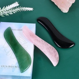 Massaggio <span class=keywords><strong>viso</strong></span> al quarzo rosa <span class=keywords><strong>pietra</strong></span> naturale Jade Guasha Butterfly S Shape Crystal gua sha Stone strumenti <span class=keywords><strong>di</strong></span> massaggio - Product Image 2