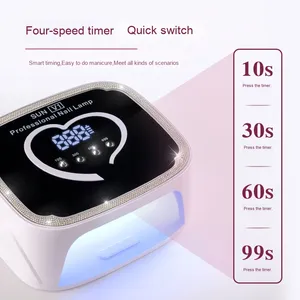 108W Wireless Rechargeable Nail Lamp Fast Drying Gel <b>Polish</b> UV Dryer Cordless High Power Professional Manicure Supplies - Product Image 4