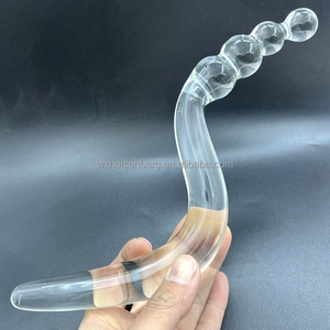 Grand Dildo en Verre, Perles Anales en Cristal, Plug Anal, Baguette de Plaisir Sexuel, Baguette Yoni en Verre, Pénis, Jouet Sexuel Adulte - Product Image 6
