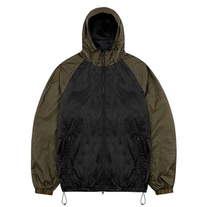 Men Windbreaker <b>Jacket</b> Custom Print Design Breathable Windproof High Quality Zipper Hooded <b>Track</b> <b>Jacket</b> with Side Pocket - Product Image 5