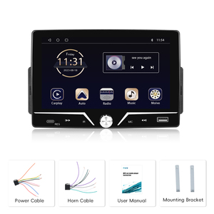 Lecteur MP5 pour voiture Podofo, <span class=keywords><strong>autoradio</strong></span> 1 DIN, écran tactile 7 pouces, Carplay filaire, Android Auto, EQ, BT, FM, <span class=keywords><strong>USB</strong></span> Type-C, OEM, ODM - Product Image 6