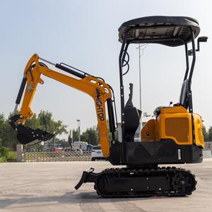 Hoge specificaties 1 ton minigraafmachine HT10G met topcilinderontwerp, nieuw dashboard en voetpedaal - Product Image 1