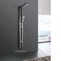 YL-5530 Panneau De Douche salle de bains mur monté Cascade en acier inoxydable colonne de douche ensemble tour De Massage Jets de Corps led Panneaux De Douche