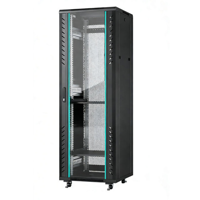 Full Solution 42U 19-inch Steel Black Customizable Server Cabinet PDU IP20 Protection Stock for Data Center One-stop Procurement
